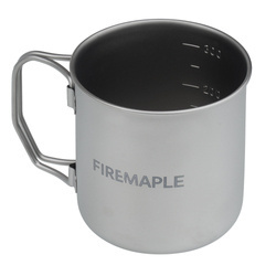 Fire Maple - Kubek turystyczny Alti - 300 ml - Tytanowy