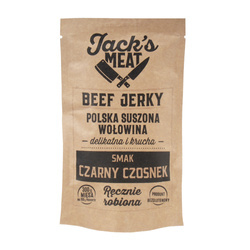 Jack's MEAT - Suszona wołowina - Czarny czosnek - 98 kcal - 30 g