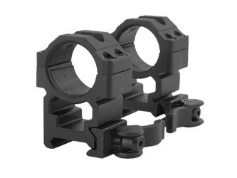 UTG - Montaż dwuczęściowy do lunety Leapers Max Strength 1"/22 - Wysoki - Czarny - RQ2W1204