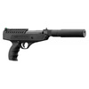 Black Ops - Pistolet wiatrówka Langley Silencer - 4,5 mm - Czarny - CA0161