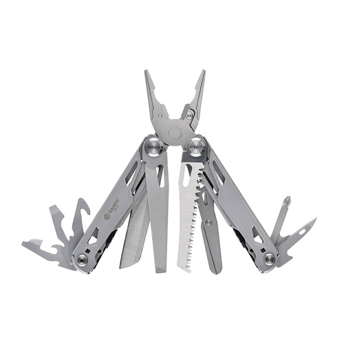 Multitool Ganzo G303 z zestawem bitów - 14 narzędzi - Srebrny - G303