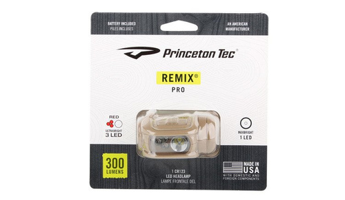 Princeton Tec - Latarka czołowa REMIX PRO - TAN / MultiCam - RMX300PRO-RD-MC