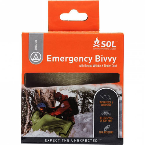 SOL - Śpiwór ratunkowy Emergency Bivvy - Zielony OD - 0140-1140