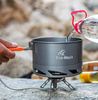 Fire Maple - Garnek turystyczny 1,5 L - Aluminium - Szary/Pomarańczowy - FEAST K2-Orange