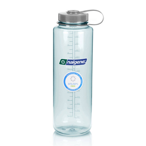 Nalgene - Butelka 48oz Silo Sustain Wide Mouth - Otwór 63 mm - 1,5L - Seafoam - 2020-0548
