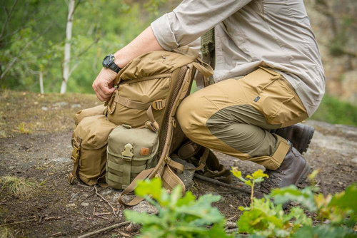 Helikon - Spodnie outdoorowe Hybrid Outback Pants® - DuraCanvas® - Taiga Green - SP-HOP-DC-09