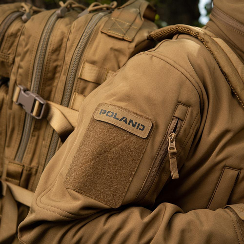 M-Tac - Naszywka - Polska - Laser Cut - Coyote / Czarny - 51003105