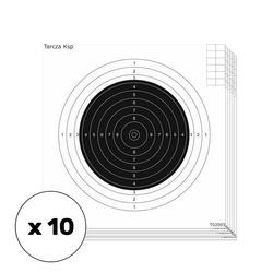 Tarcza strzelecka KSP - 200 x 200 mm - 10szt. - T02005
