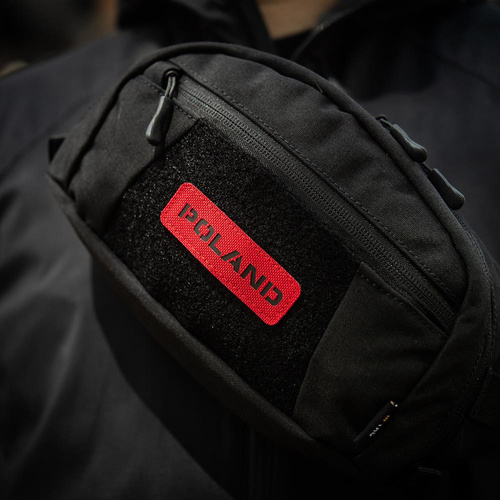 M-Tac - Naszywka Polska - Laser Cut - Czerwony / Czarny - 51003133