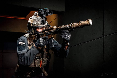 Valhalla Industries - Osłona termiczna Valkiria - Thor Mk 2M CQB - 125 x 39 mm - Cordura 1000D - Kevlar - Ranger Green