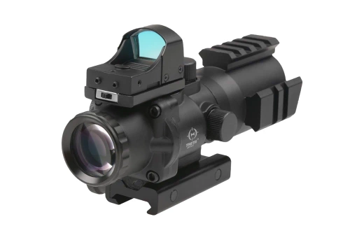 Theta Optics - Luneta Rhino z kolimatorem Micro - 4x32 - Czarny - THO-10-011608