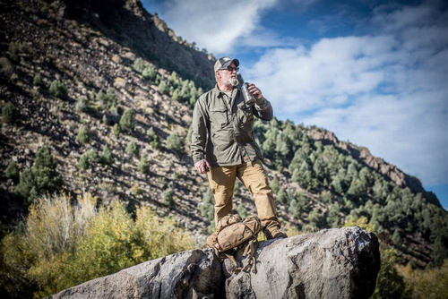 Helikon - Koszula Woodsman - Taiga Green / Coyote - KO-WDN-DC-1109A