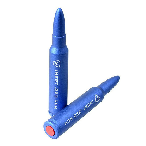 Strike Industries - Zestaw zbijaków aluminiowych Dummy Round 5,56x45mm NATO - 2 szt. - SI-DR-AL-223-BLU