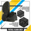 M-Tac - Buty taktyczne Patrol R - Skóra - Dark Grey - 30203912