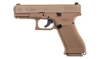 Umarex - Wiatrówka Glock 19X - Metalowy zamek - 4,5 mm - Coyote - 5.8368