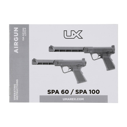 Umarex - Pistolet wiatrówka SPA 60 - 4,5 mm - Szary - 2.4390