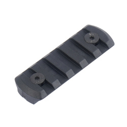 DLG Tactical - Szyna polimerowa Picatinny montowana na M-LOK - 5 slotów - Czarny - DLG-110