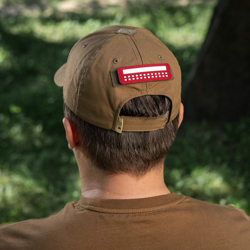 M-Tac - Naszywka - Flaga Polski - Fluorescencyjna - Piksele / Prostokąt - Czerwony - 51005233