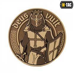 M-Tac - Naszywka 3D PVC Deus Vult - Coyote - 51116005