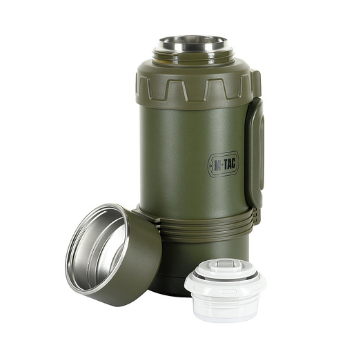 M-Tac - Termos turystyczny ze stali nierdzewnej - 1600 ml - Oliwkowy - UN-G05-1600A