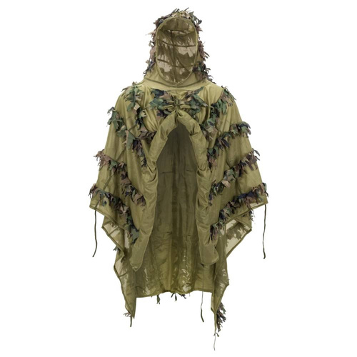 Helikon - Strój maskujący Leaf Ghillie Poncho® - US Woodland - PO-LFG-PO-03