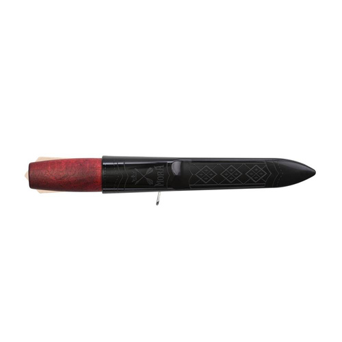 Morakniv - Nóż myśliwski Classic No 2F Finger Guard - Stal węglowa - Czerwony - NZ-CN2-CS-25