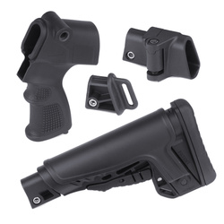 DLG Tactical - Zestaw akcesoriów do strzelby Remington 870 - Mil-Spec - Polimer - Czarny - DLG-108-KIT-BLK