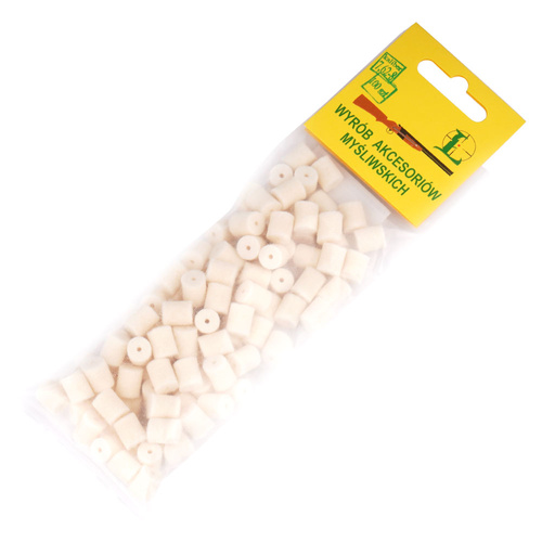 Łuszczek - Przecieraki filcowe do broni kulowej - 7,62-8mm - 100 sztuk - 4-001 - 7,62-8