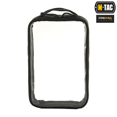 M-Tac - Organizer przezroczysty Elite Small - 22 х 14 cm - Czarny - 10147002-S