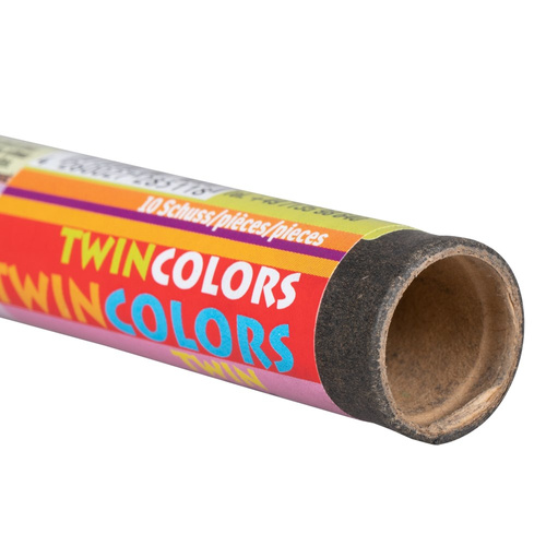 Zink-Feuerwerk - Race hukowe Twin Colors - 10 szt.