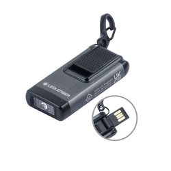 Ledlenser - Latarka LED akumulatorowa / brelok K4R - 120 lm - Szara - 502574
