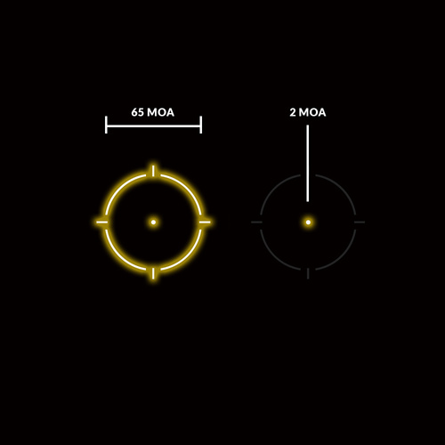 Holosun - Kolimator HE503R-GD Gold Dot - Montaż niski i 1/3 Co-witness