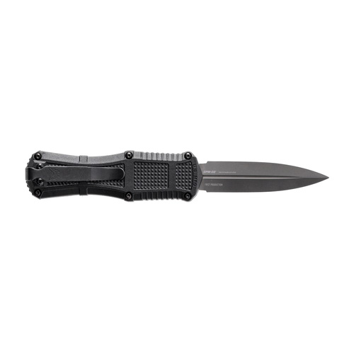 Benchmade - Nóż składany OTF 3375GY Mini Claymore - CPM-D2 - Czarny - 3375GY