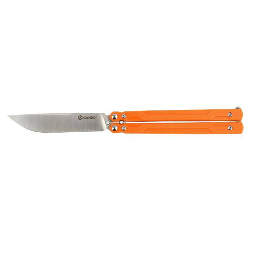 Ganzo - Nóż motylkowy Balisong Firebird G766 - 440C - Pomarańczowy - G766-OR