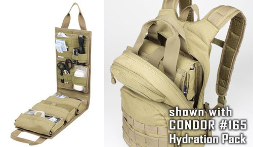 Condor - Wkład / organizer do plecaka Pack Insert - Coyote Brown - VA7-498