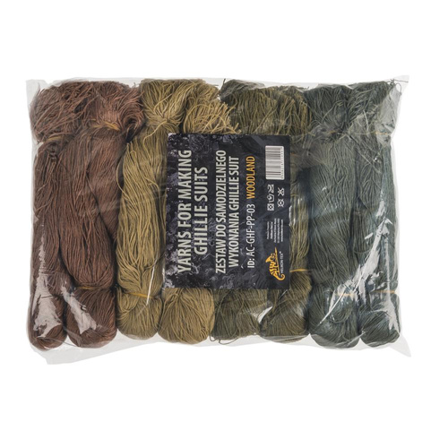 Helikon - Włóczki Maskujące Ghillie Fiber Yarns - US Woodland - AC-GHF-PP-03