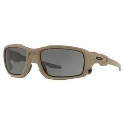 Oakley - Okulary balistyczne SI Ballistic Shocktube Terrain Tan - Grey - OO9329-04