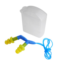 3M - Zatyczki do uszu E-A-R UltraFit X na żyłce - Wielorazowe - TPE - UF-01-014