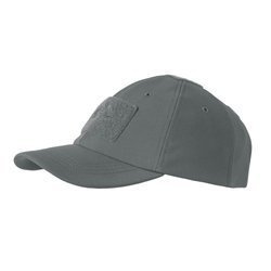 Helikon - Zimowa czapka z daszkiem Tactical Winter Cap - Shark Skin Softshell - Shadow Grey - CZ-BBW-FS-35