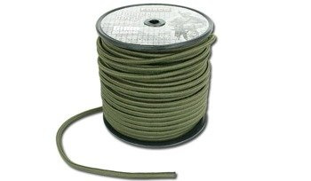 FOSCO - Linka elastyczna Bungee Cord - 6 mm - Zielony OD - 1 metr