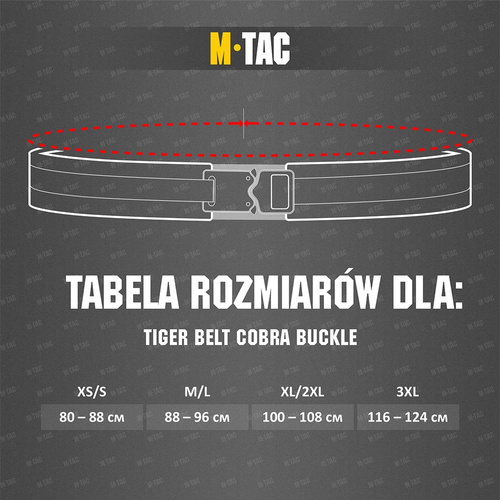 M-Tac - Pas taktyczny Tiger Belt Cobra Buckle - Multicam - 10258008