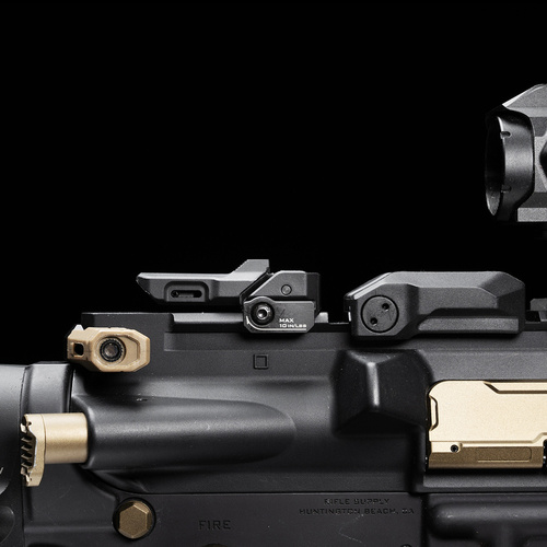 Strike Industries - Celownik przeziernikowy Strike Polymer Backup Sights - Składany - Picatinny - Czarny - SI-SPBUS