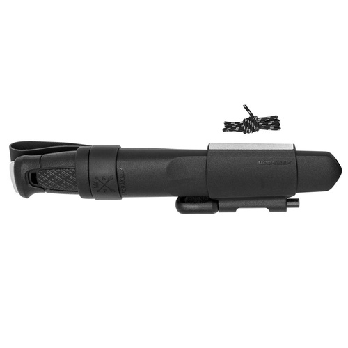Morakniv - Nóż survivalowy Garberg z zestawem przetrwania - Stal nierdzewna - Czarny - 13914