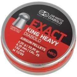 JSB - Śrut do wiatrówki Exact King Heavy MKII 6.35 mm - 150 szt. - 546498-150