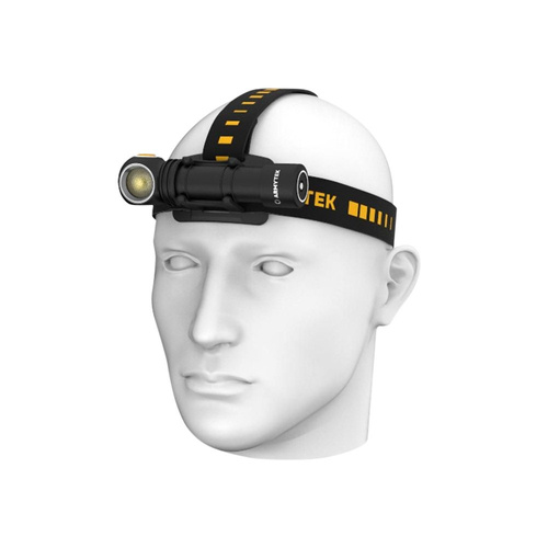 Armytek - Latarka czołowa Wizard C2 Pro - Ładowarka magnetyczna - 2500 lm - 18650 - Czarna - F08701C