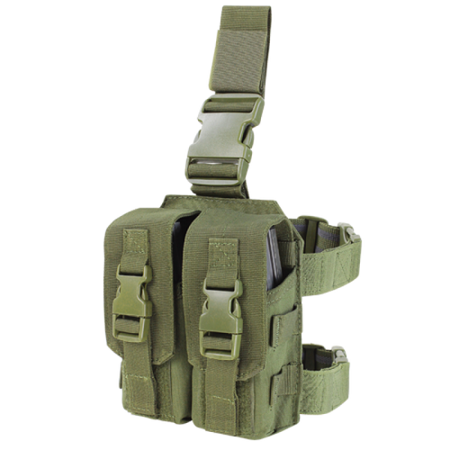 Condor - Ładownica udowa Drop Leg M4, M16 Mag Pouch - Zielony OD - MA65-001