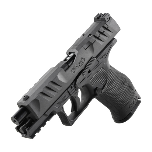 Umarex - Pistolet wiatrówka CO2 Walther PDP Compact 4" 4,5 mm z kolimatorem Umarex RDS - BB - Czarna - 5.8433-1
