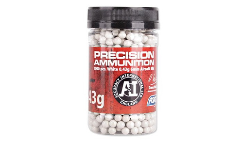 ASG - Kulki ASG Precision Ammunition Heavy - 0,43 g - 1000 szt. - Pojemnik - 18724