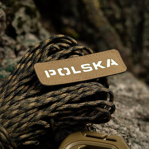 M-Tac - Naszywka Polska 25х80 - Laser Cut Fluorescencyjna - Coyote / Fluo - 51004205