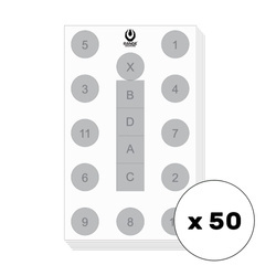 Range Solutions - Tarcze Strzeleckie Sop-3 - 50 sztuk - RAN-14-030657-00